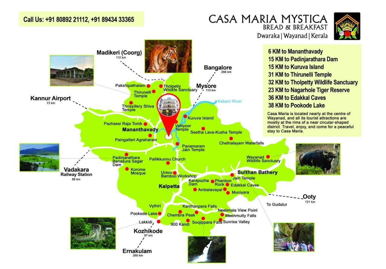 Casa Maria Mystica Apartments, Mananthavady, Wayanad Eksteriør billede